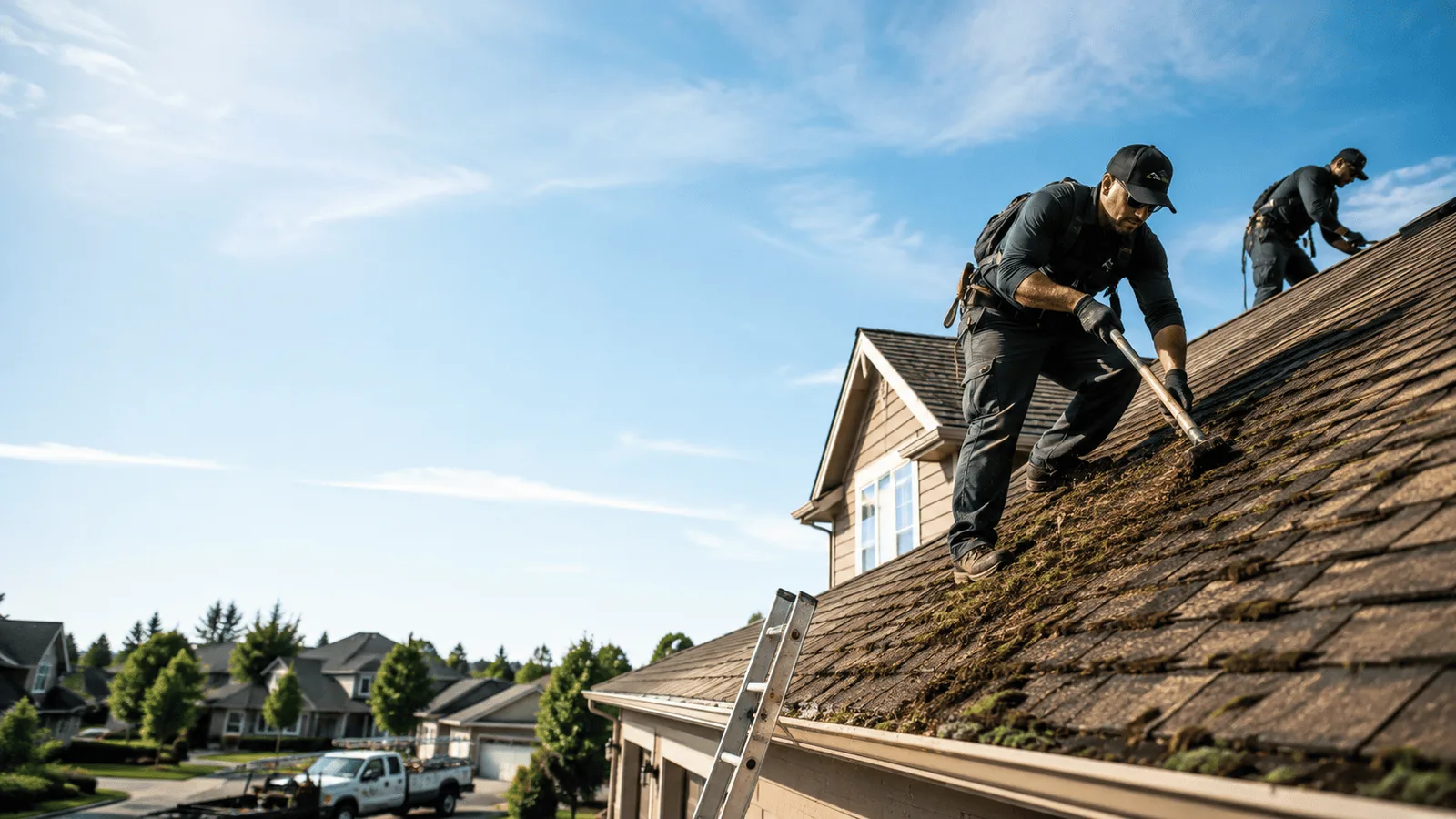 Roof Moss Removal in Bensenville, IL near me